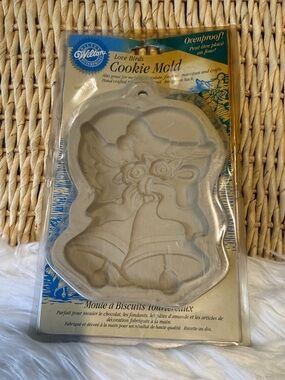 Wilton Love Birds and Wedding Bells Clay Cookie Mold 1997 Vintage New